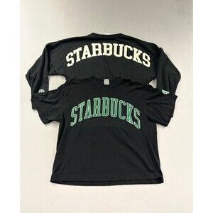 Starbucks Spirit Jersey and T-Shirt Black Medium Bundle